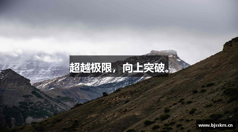 超越极限，向上突破。